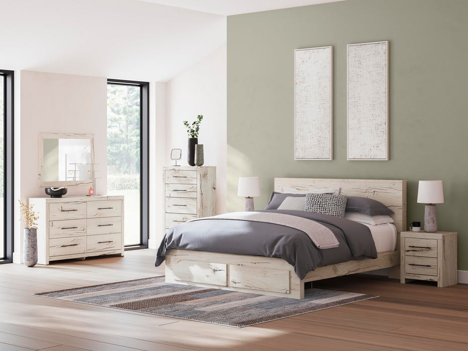 King Panel Storage Bed
