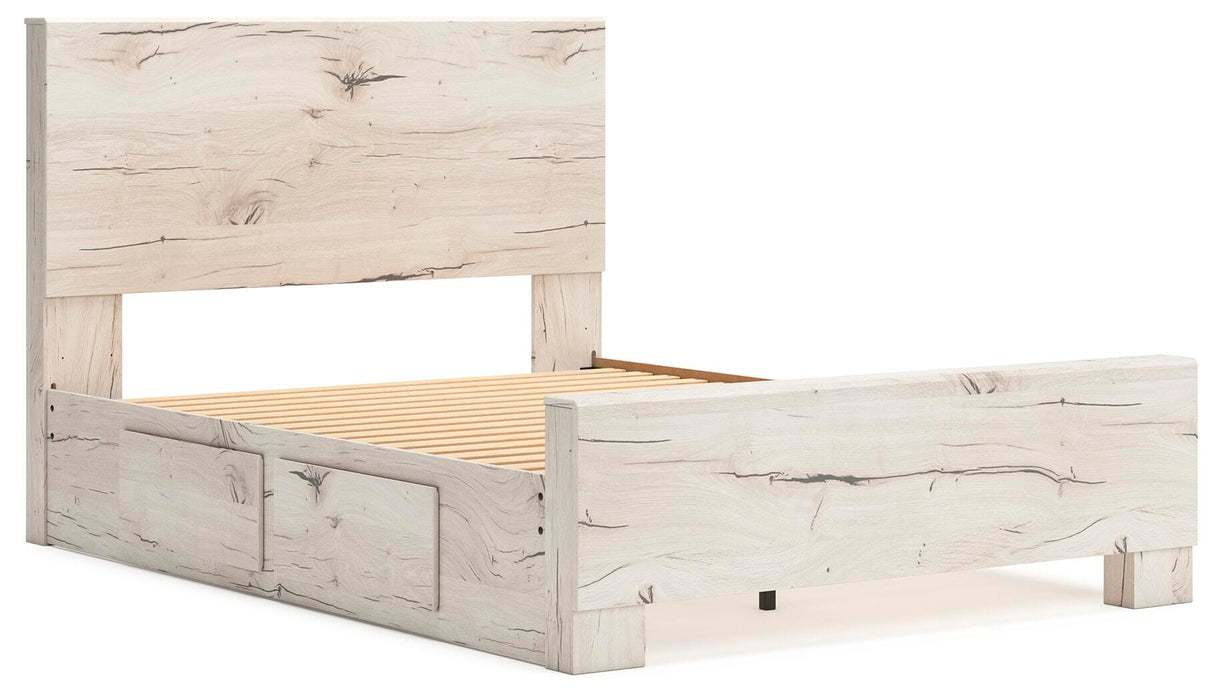 Queen Panel Bed with Storage