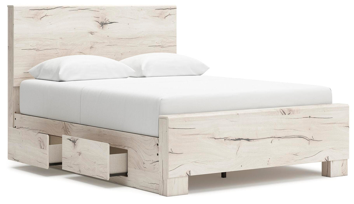 Queen Panel Bed with Storage