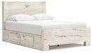 Queen Panel Bed with Storage