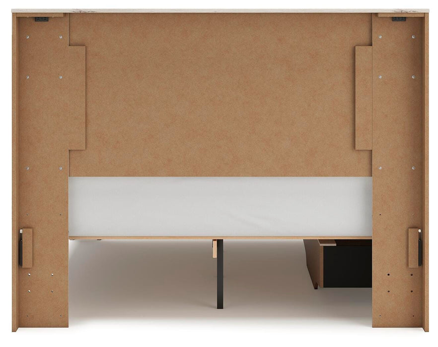 Queen Panel Bed with Storage