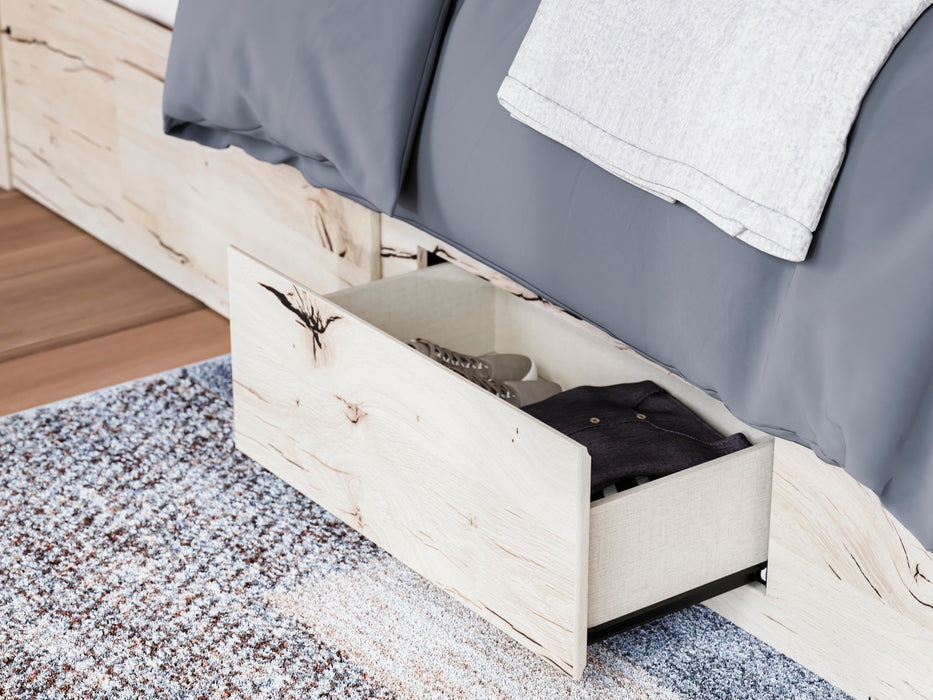 Queen Panel Bed with Storage