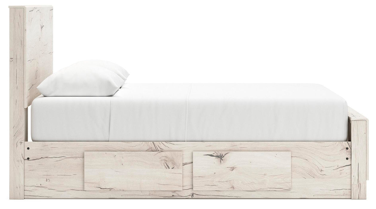 Queen Panel Bed with Storage