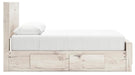 Queen Panel Bed with Storage