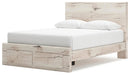 Queen Panel Storage Bed