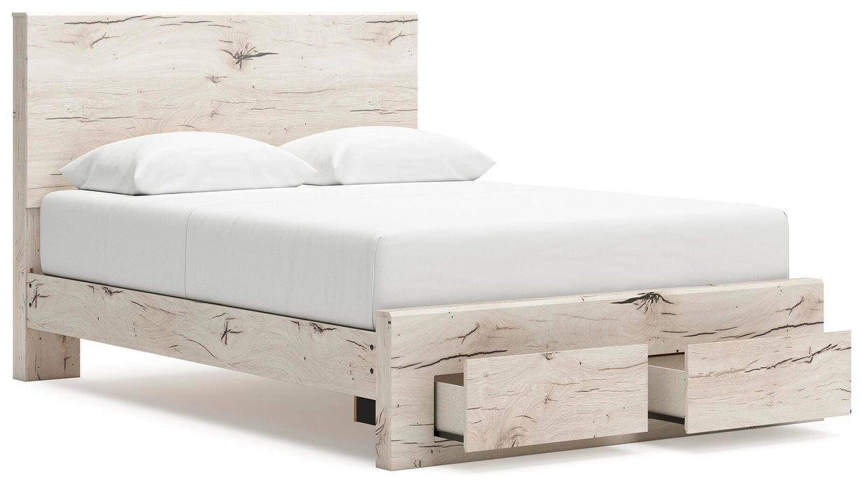 Queen Panel Storage Bed