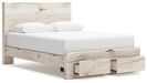 Queen Panel Storage Bed