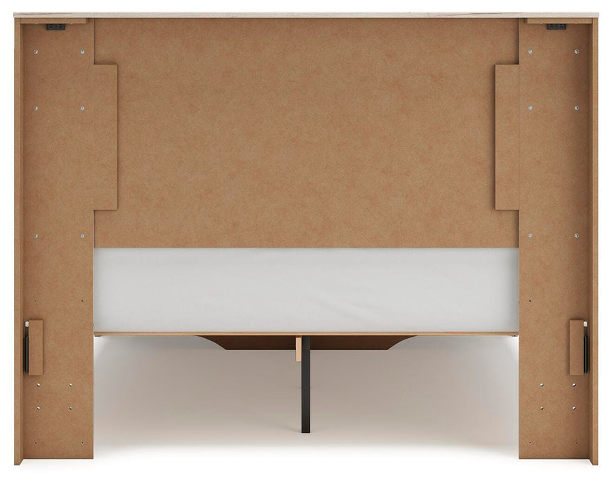 Queen Panel Storage Bed