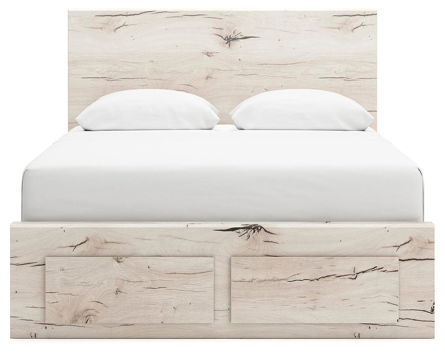 Queen Panel Storage Bed