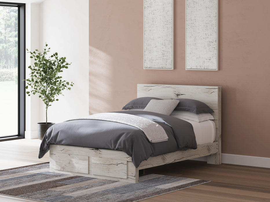 Queen Panel Storage Bed