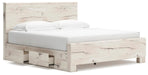 King Panel Bed with Storage