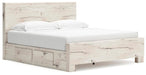 King Panel Bed with Storage