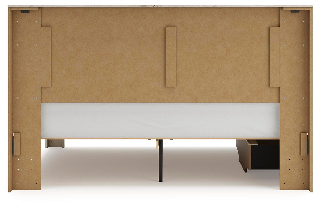 King Panel Bed with Storage