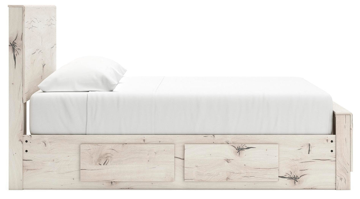 King Panel Bed with Storage