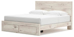 King Panel Storage Bed