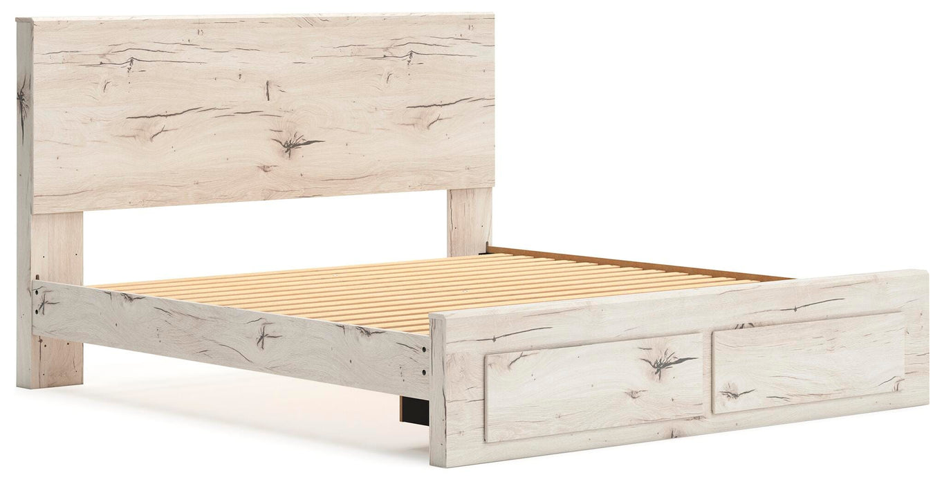 King Panel Storage Bed