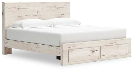 King Panel Storage Bed