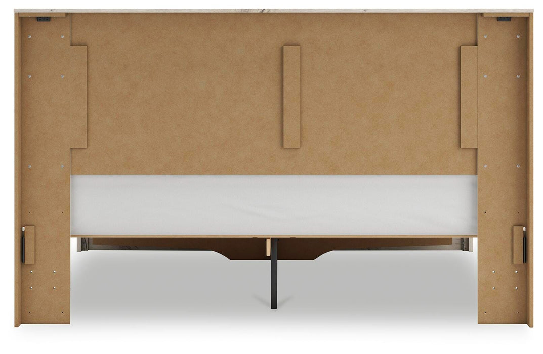 King Panel Storage Bed