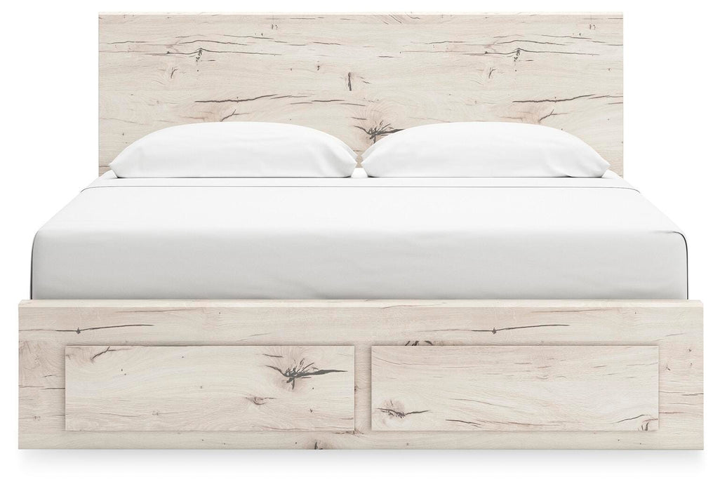 King Panel Storage Bed