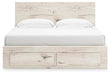 King Panel Storage Bed