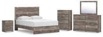 Signature Design Gray 7-Piece Bedroom Package
