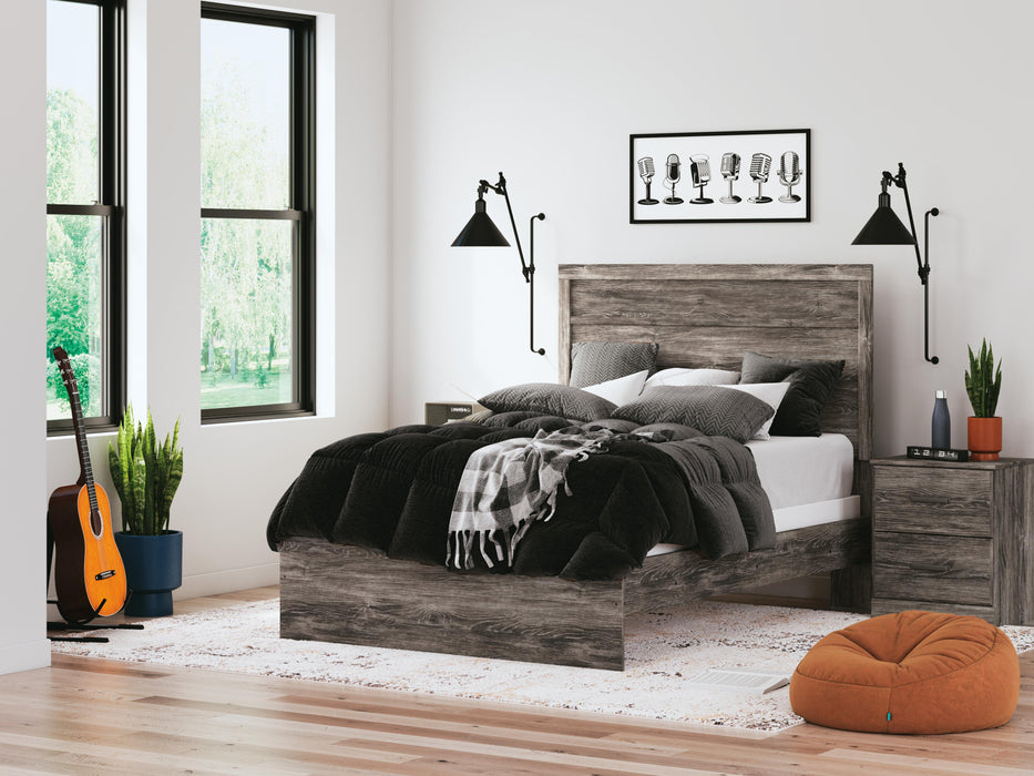 Signature Design Gray Full Panel Bed
