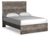 Signature Design Gray Full Panel Bed