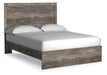 Signature Design Gray Queen Panel Bed