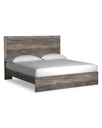 Signature Design Gray King Panel Bed