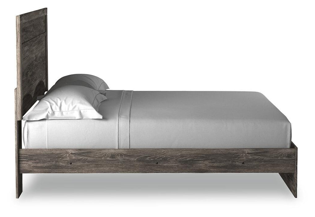 Signature Design Gray King Panel Bed