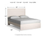 Signature Design White Queen Panel Bed