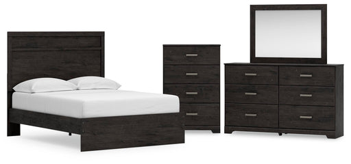 Signature Design Charcoal 6-Piece Bedroom Package