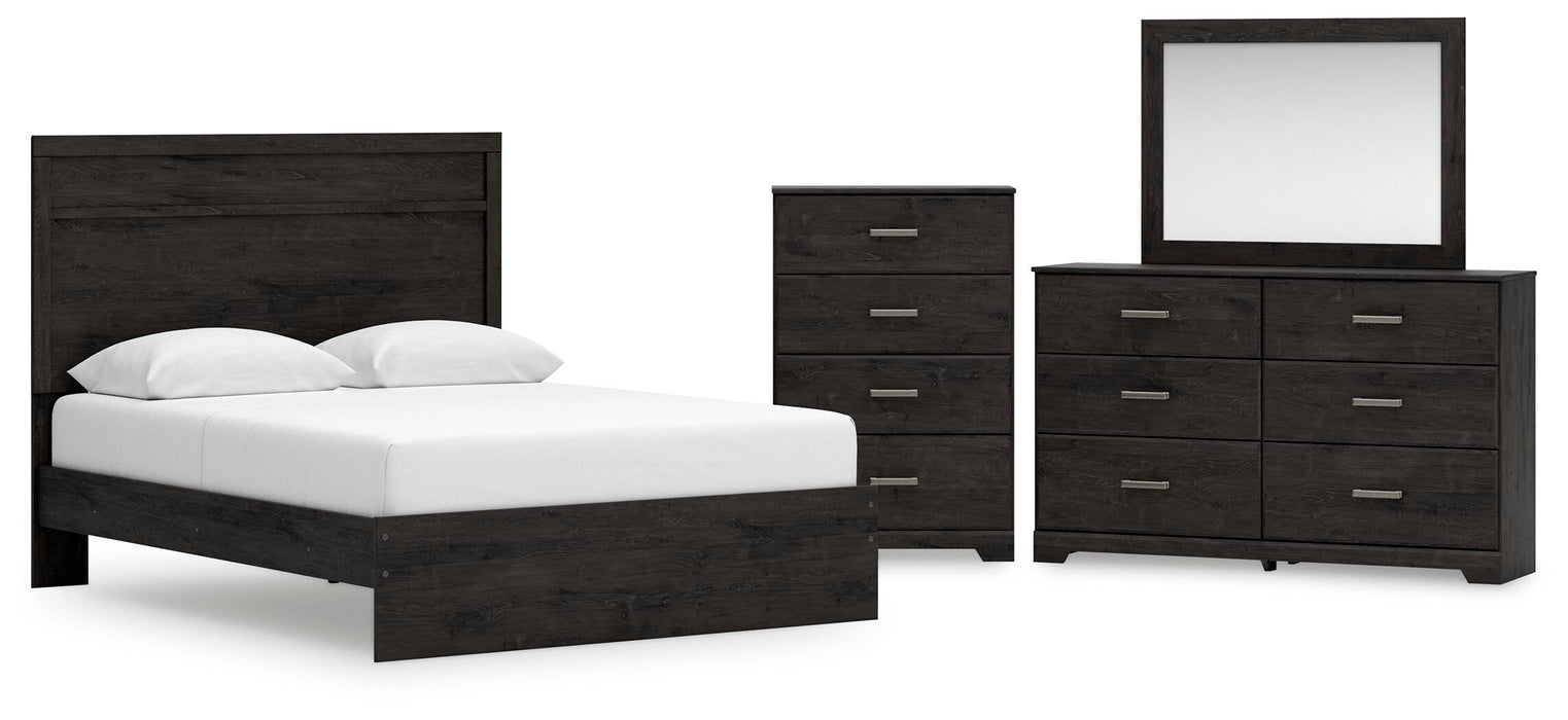 Signature Design Charcoal 6-Piece Bedroom Package