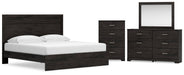 Signature Design Charcoal 6-Piece Bedroom Package