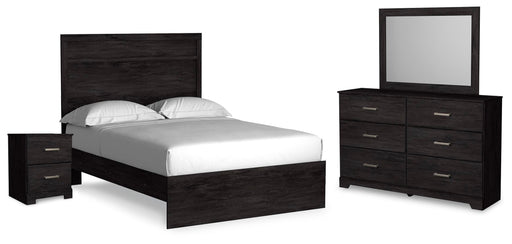 Signature Design Charcoal 6-Piece Bedroom Package