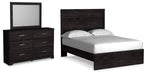 Signature Design Charcoal 5-Piece Bedroom Package