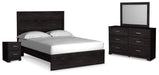 Signature Design Charcoal 6-Piece Bedroom Package