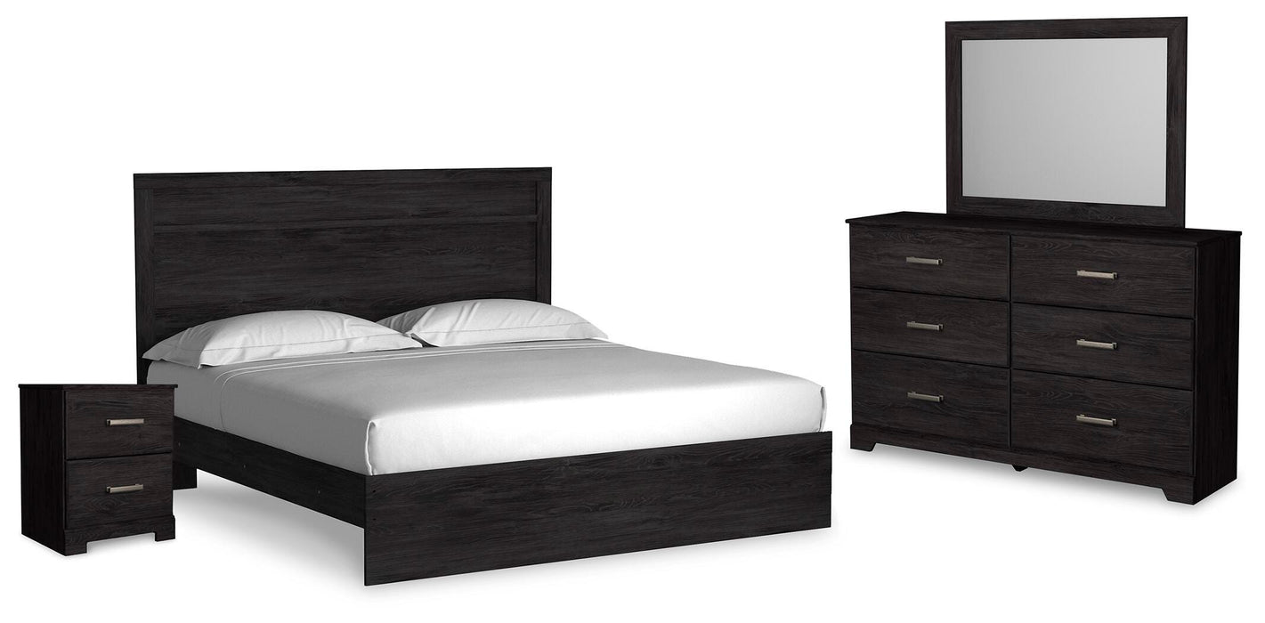 Signature Design Charcoal 6-Piece Bedroom Package