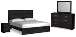 Signature Design Charcoal 6-Piece Bedroom Package