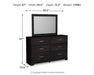 Signature Design Charcoal 6-Piece Bedroom Package