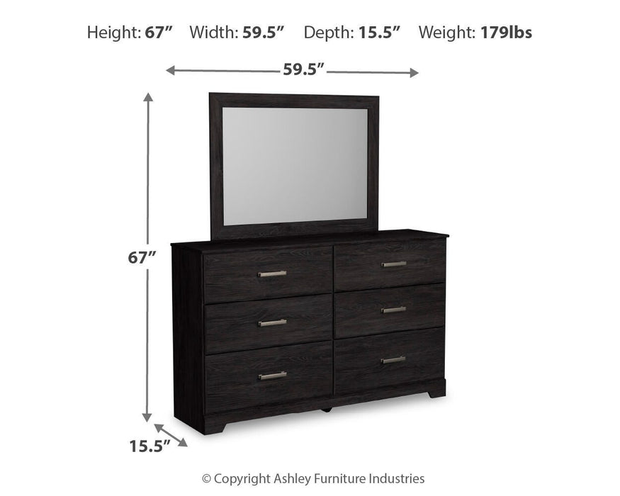 Signature Design Charcoal 7-Piece Bedroom Package