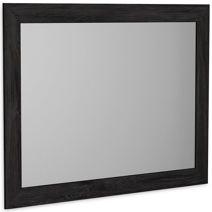 Signature Design Charcoal Bedroom Mirror