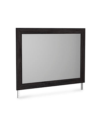 Signature Design Charcoal Bedroom Mirror