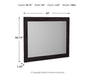 Signature Design Charcoal Bedroom Mirror