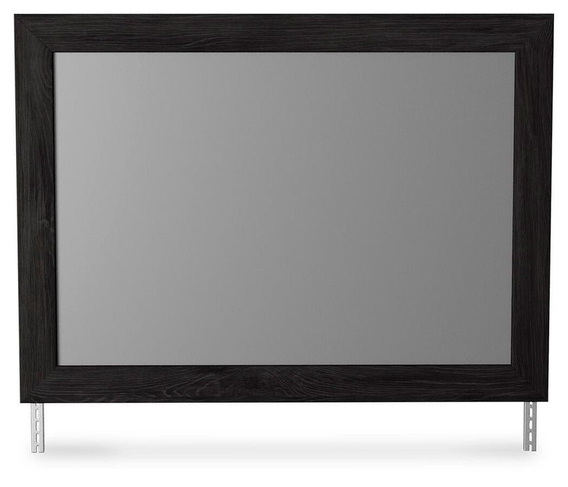 Signature Design Charcoal Bedroom Mirror