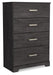 Signature Design Charcoal 7-Piece Bedroom Package