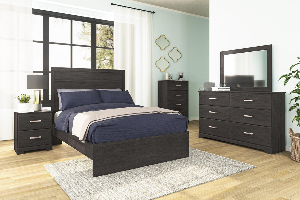 Signature Design Charcoal 6-Piece Bedroom Package