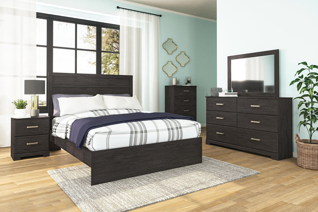 Signature Design Charcoal 7-Piece Bedroom Package