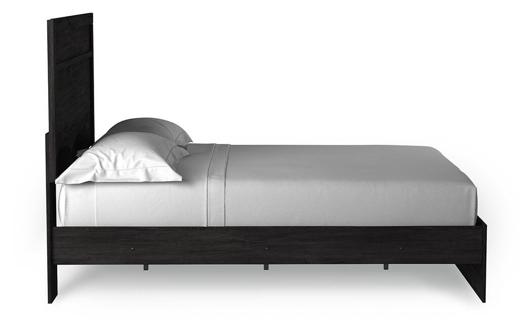 Signature Design Charcoal Queen Panel Bed