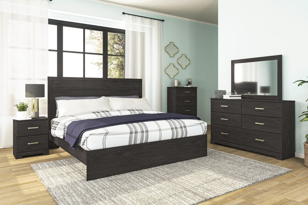 Signature Design Charcoal 7-Piece Bedroom Package